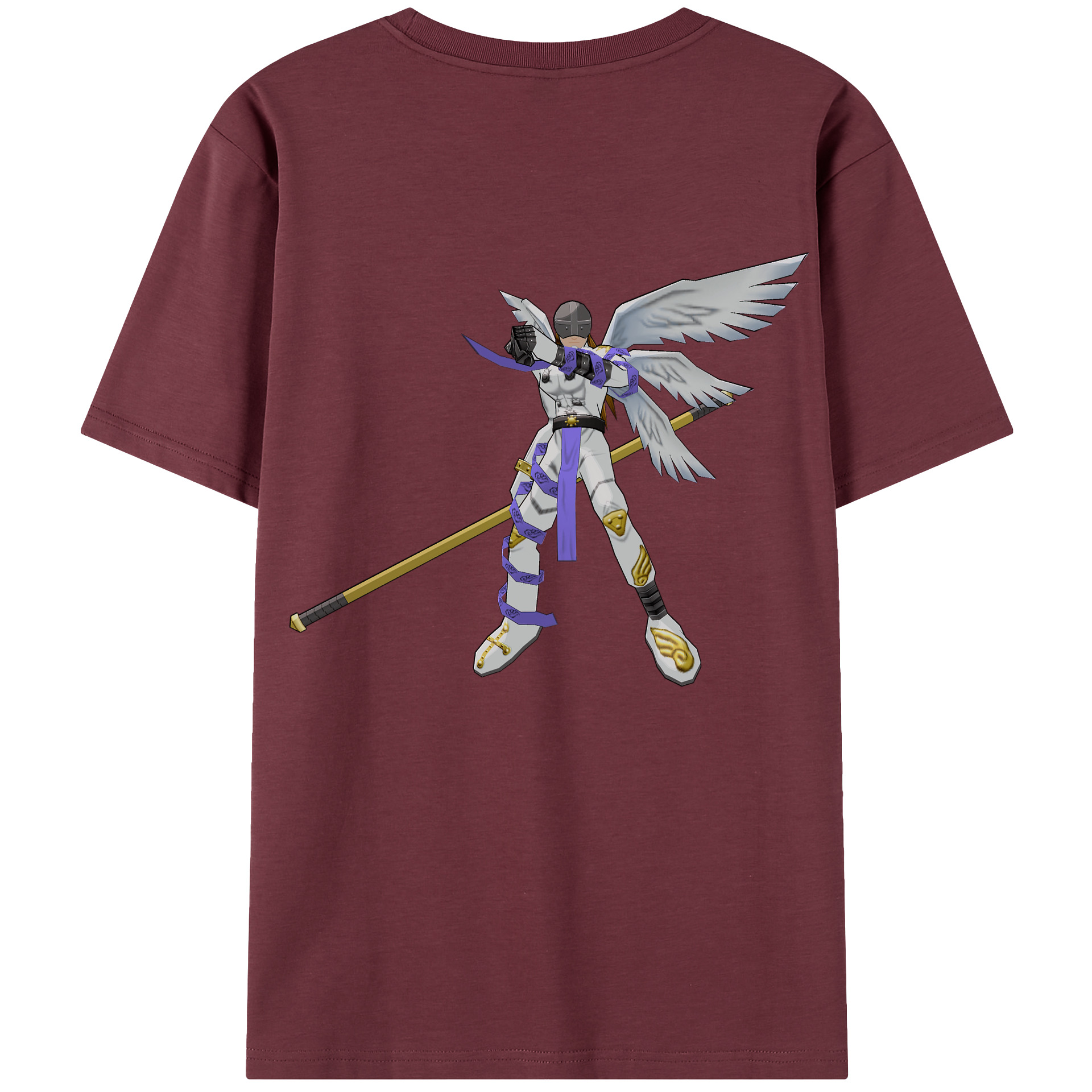 （画像用） Digimon デジタルモンスター/デジモン 綿100％半袖Tシャツ（背面プリント）